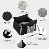 LE SURE Lesure Dog Car Seat Medium Waterproof Booster Seat with Storage view 4