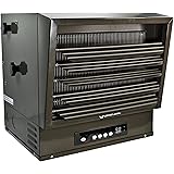 Comfort Zone CZ260ER Ceiling-Mounted High-Output 10,000-Watt Fan-Forced Industrial Heater with Digital Thermostat and Remote