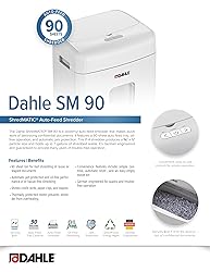 Dahle ShredMATIC SM 90 Auto-Feed Paper