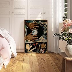 ZHGYGBN Abstract Music & Culture Canvas Wall Art