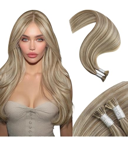 Amazon.com : Full Shine Itip Human Hair Extensions 22 Inch  display picture 1