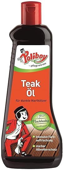 Poliboy - Teak Öl für dunkel Harthölzer - 500 ml