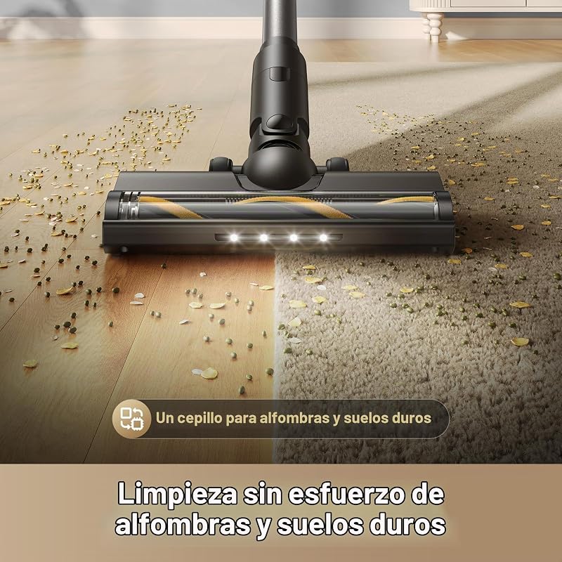 R10s Lite-A, Aspirador sin Cable, 25000 PA/75AW, Tubo Plegable