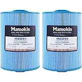 Mamokin PWW50P3-M Spa Filter, Replaces Unicel 6CH-940RA,Filbur FC-0359M, 817-0050, 25252, 03FIL1400, PWW50P3-M(1 1/2" Coarse Thread),45 sq.ft Screw in Hot Tub Filter,L x OD:7 5/8"x 6" 2 Pack