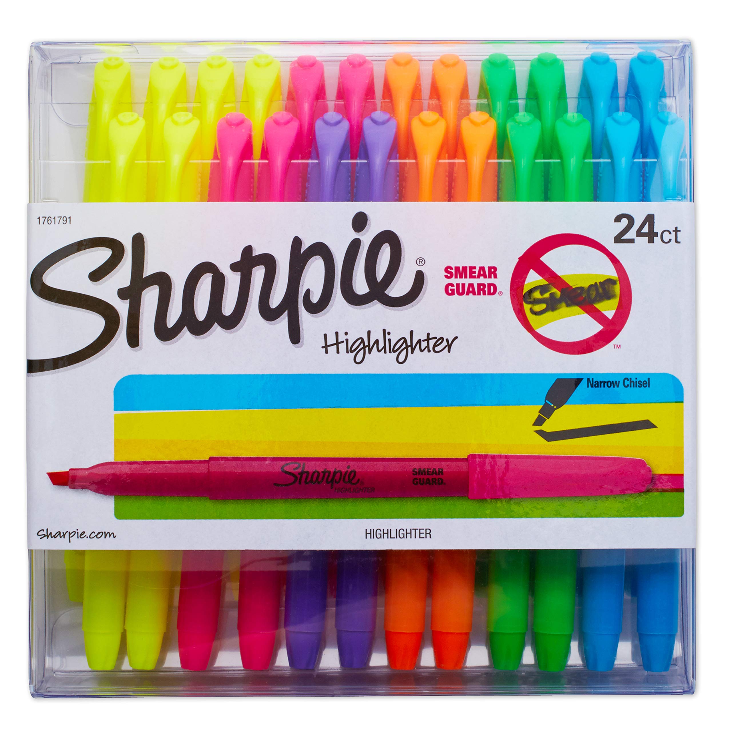 Sharpie Liquid Pocket Highlighters Assorted Colors Chisel Tip