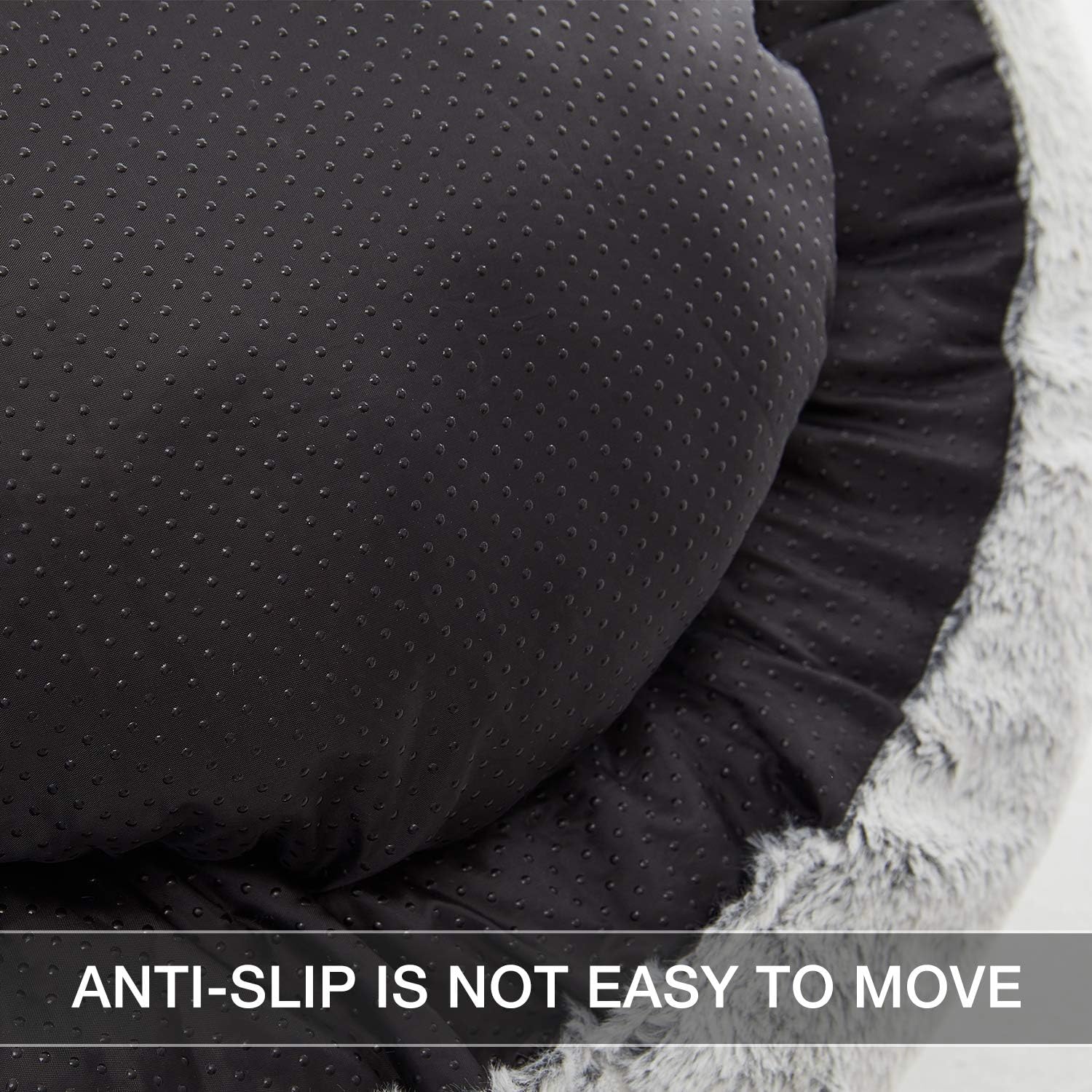 EXQ Home Cat Bed Cat Beds for Indoor Cats Washable Marshmallow Cat Bed, 21 inch Calming Pet Bed for Cats or Small Dogs, Fluffy Cat Bed Anti-Slip & Water-Resistant Bottom : Pet Supplies