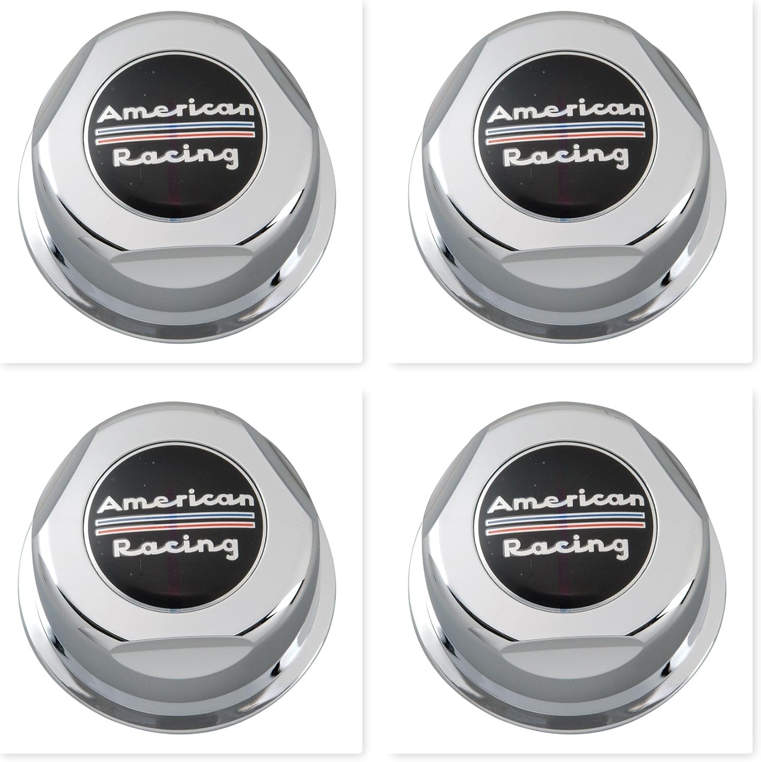 American Racing 4 Pack 1307100 Chrome Wheel Center Cap
