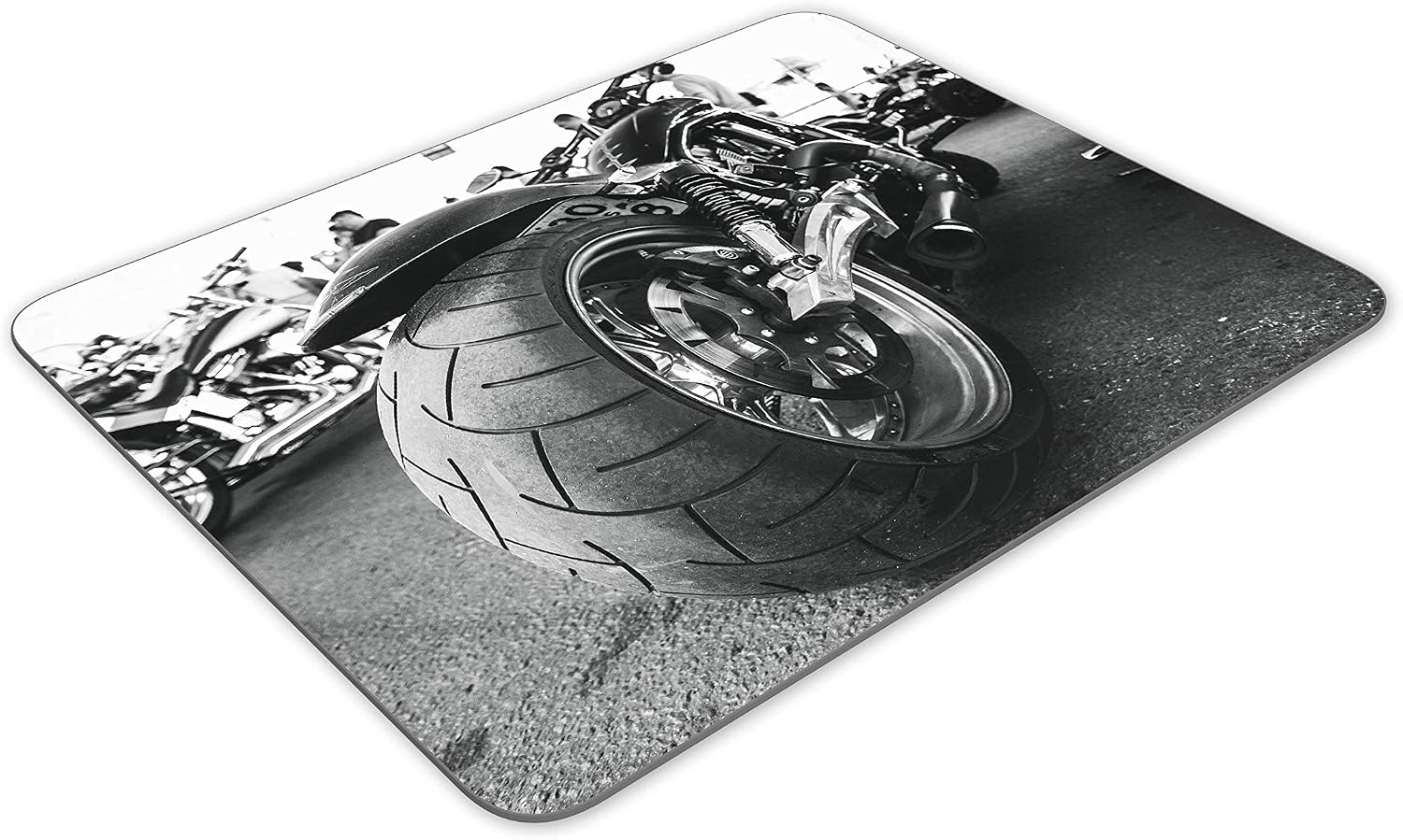 Destination Vinyl Ltd American Motorcycle Mouse Mat Pad - Bike Motorbike Wide USA Computer #12429, Multicolor, 23.5cm x 19.6cm x 5mm - Image 4