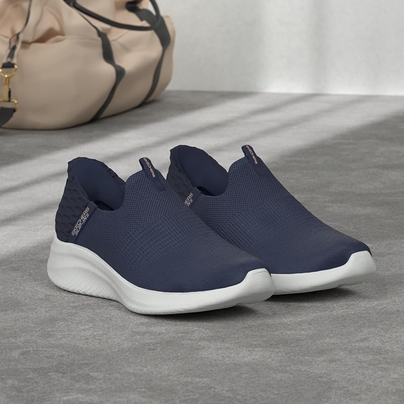 Uomo Ultra Flex 3.0 Smooth Step Slip-In ALLENATRICE, Navy Knit/Trim, 42 EU
