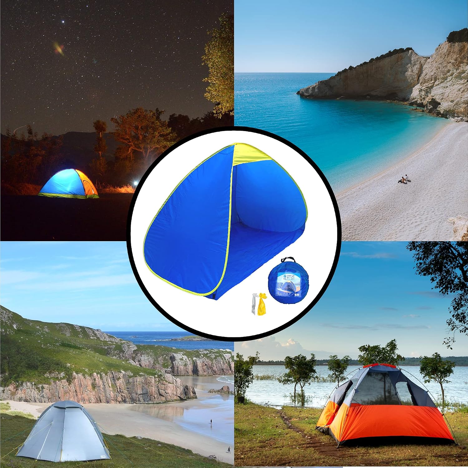 Pop up tent, Blue - Image 5