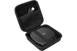 Khanka Hard Carrying Case Replacement for Anker PowerConf S330 USB Speakerphone, Conference Microphone for Home Office (Case Only)
