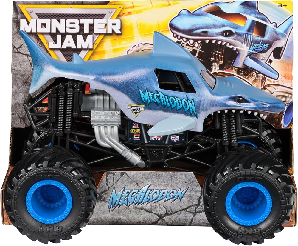 Monster Jam 1:24 Megalodon Die-Cast Monster Truck by Monster Jam