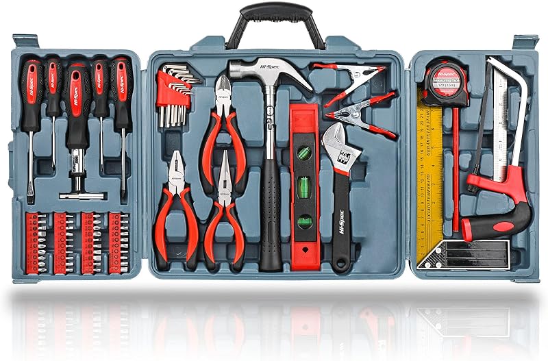 Hi-Spec 71pc Home & Office DIY Tool Kit Set Complete Hand Tools