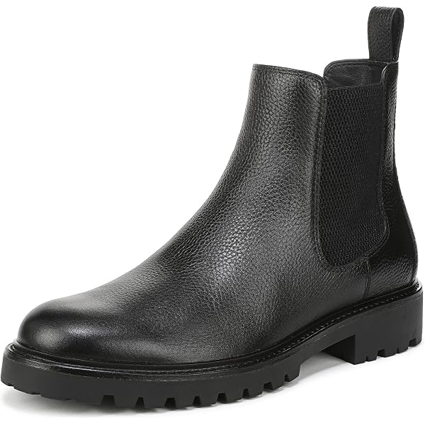 Amazon.com | Vince Mens Erik Chelsea Boot Black Leather 8.5  display picture 2