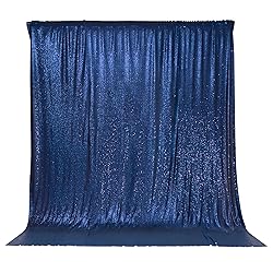 PartyDelight Dark Blue 6FT X 8FT Sparkly Sequin