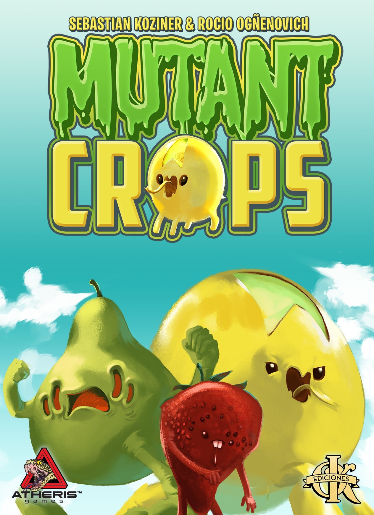 Atheris Games Mutant Crops - Worker Placement Game for 2-4 players that plays in 15-30 minutes