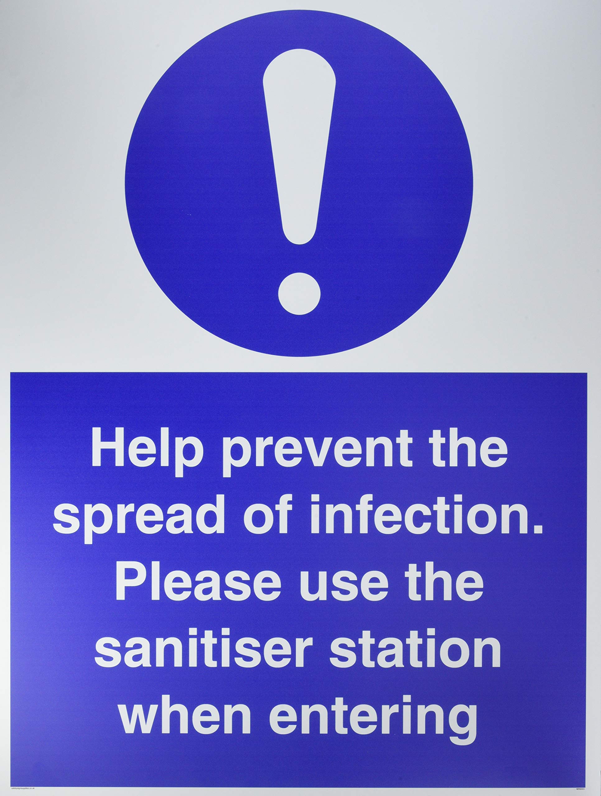 Help prevent the spread of infection. Please use the sanitiser station when entering