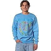 Grateful Dead Men's Dancing Bears Spiral Design Adult Crewneck Pullover Sweatshirt