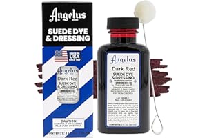 Angelus Suede Dye, 3 oz, Dark Red