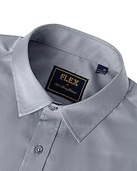 J.VER Men's Dress Shirts Solid Long Sleeve Stretch