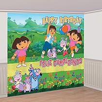 Dora The Explorer Party Supplies 8ft Giant Decorating Set