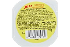 Jell-O Butterscotch Ready to Eat Pudding Snacks (24 X 99G)