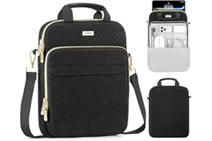 MoKo 9-11 Inch Puffer Tablet Sleeve Bag for New 11-inch iPad Air M4 2026 & iPadPro M5, iPad 10th/Air 5/4th 10.9, 7/8/9th 10.2