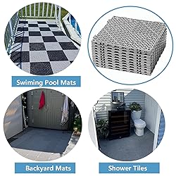 12” x 12” Drainage Interlocking Floor Tiles, 12