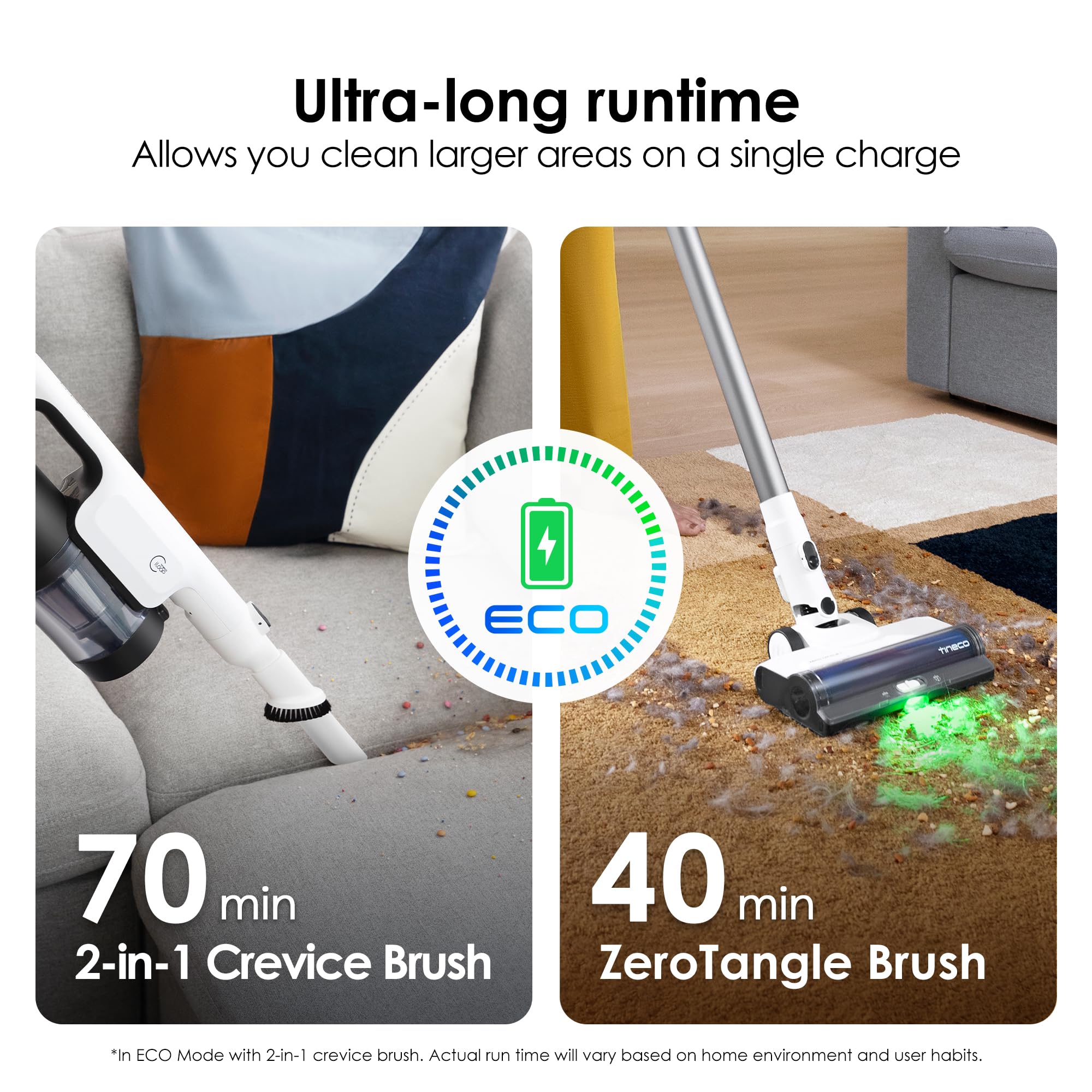 Tineco Pure ONE Station 5 Aspiradora inteligente inalámbrica con base de polvo automática de 2,5 L, autolimpieza de recorrido completo, succión de 175 W, tecnología ZeroTangle, sensor inteligente iLoop, adecuada para suelos duros y alfombras