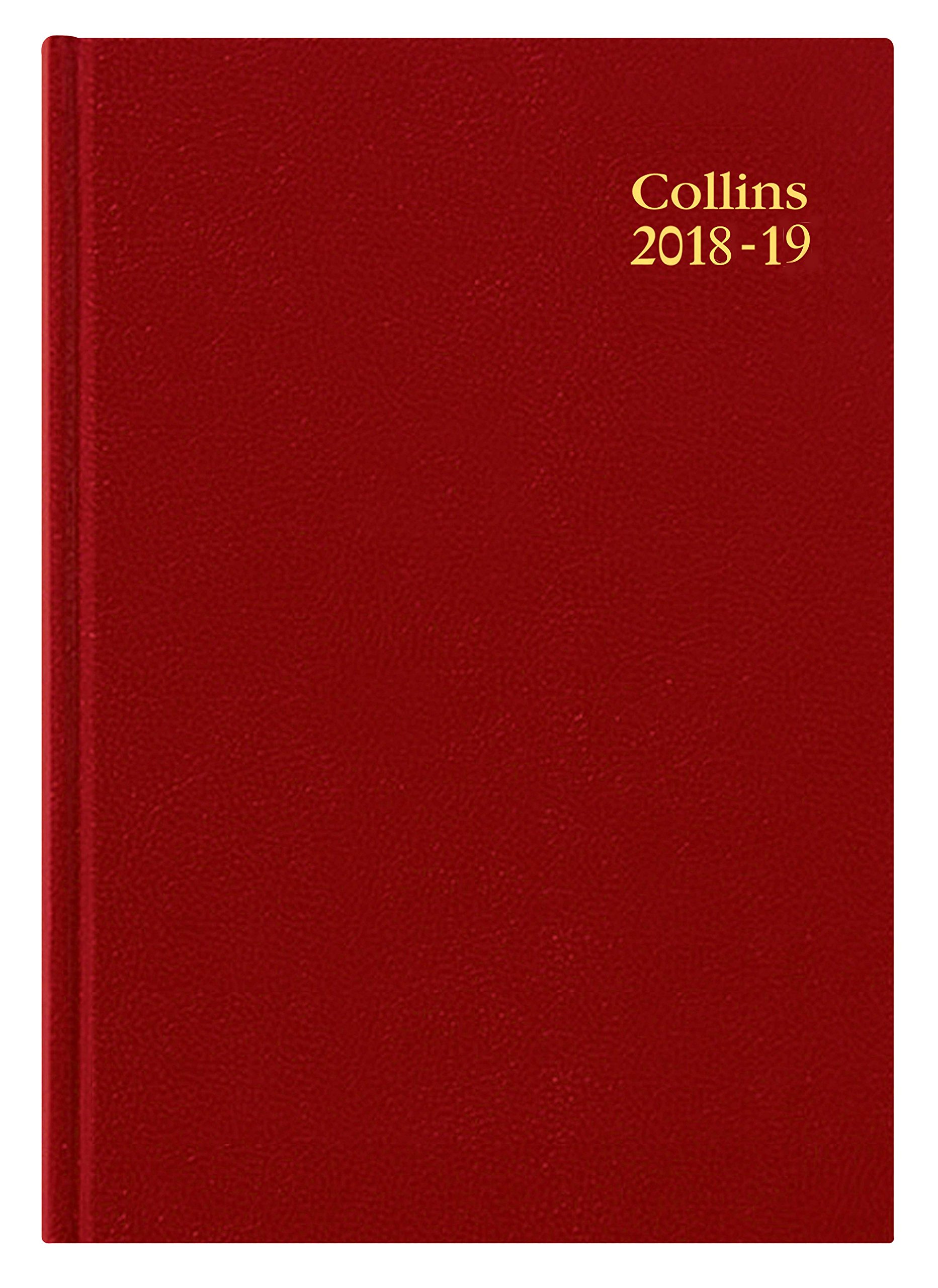Collins 44M-Red A4 Mid-Year 2018/19 Day To Page Desk Diary - Previous Year