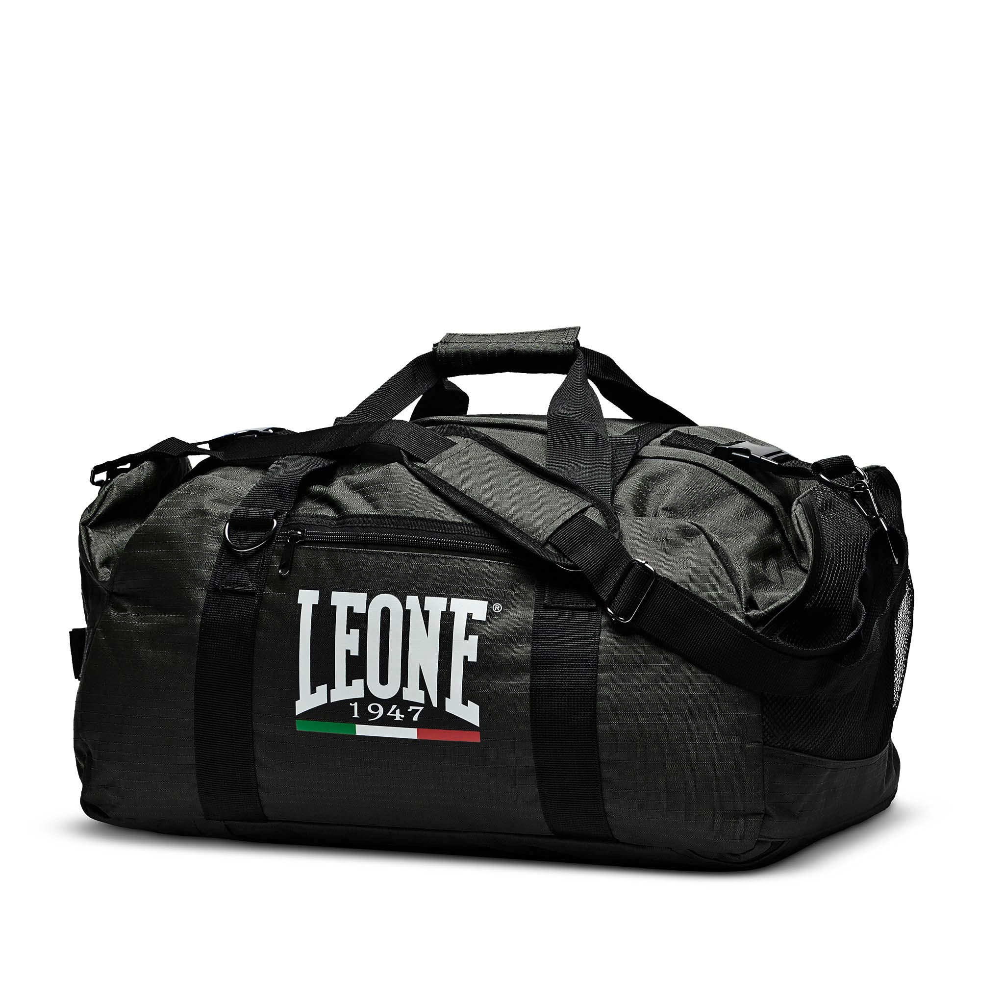 LEONE 1947, Backpack Bag, Unisex Adult, Black, Taglia Unica, AC908