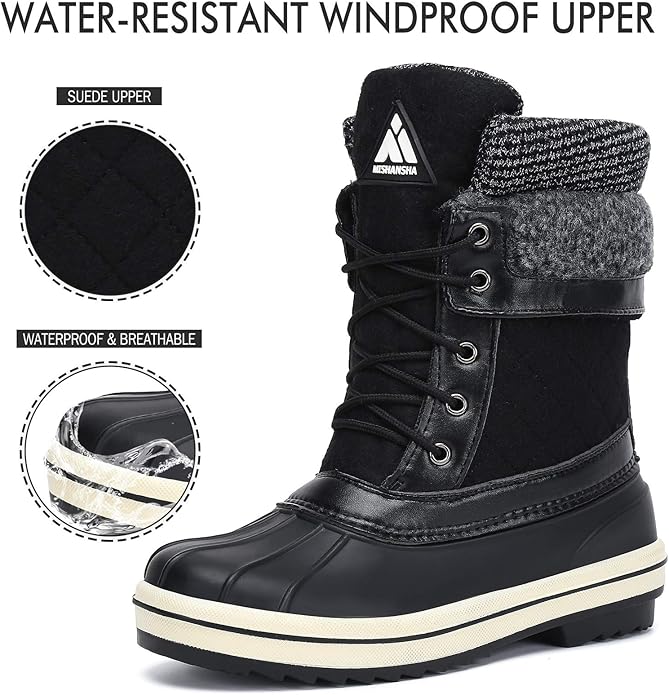 Mid Calf Snowboot Resistant Anti Slip Outdoor