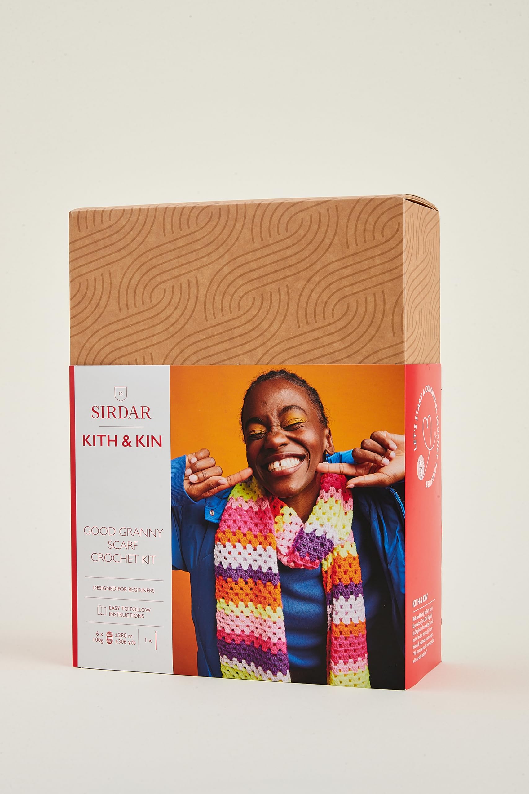 Sirdar Kith & Kin, Good Granny Scarf Crochet kit
