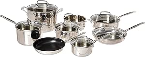 Cuisinart 77-14N Chef's Classic Stainless 14-Piece Set, Stainless Steel