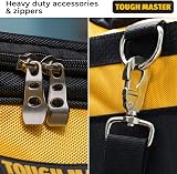 TOUGH MASTER 22 Inch Heavy Duty Tool Bag 7 Pockets Wide Compartment Removable view 3