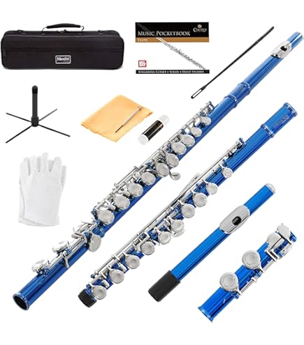 Amazon.com: MORESKY Redwood Flute 17 Agujero Abierto Plateado E