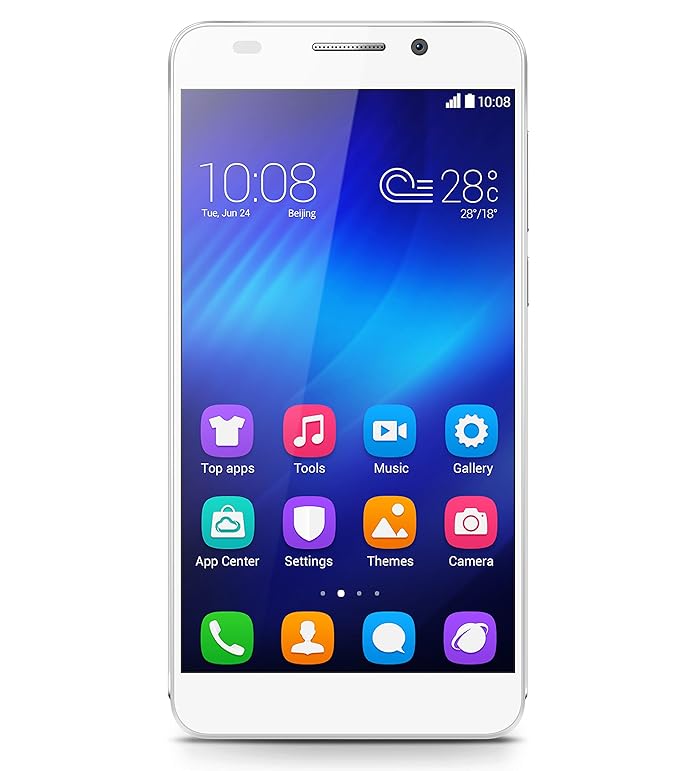 Honor 6 Smartphone (5 Zoll, Touchscreen, Octa-Core, 3GB RAM, 16GB ROM, 13MP Hauptkamera, 5MP Frontkamera, LTE CAT6, Android 4