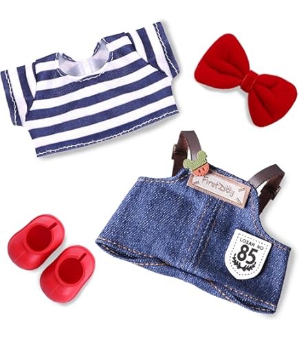 Amazon.com: Doll Clothing for labubu 15 / 17 cm Handmade