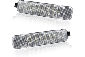 NDRUSH Interior Light LED Door Panel Courtesy Light Warning Light Lamp Assembly Compatible with Silverado/Sierra C/K 1500 250