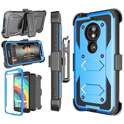 Verizon Moto E5 Go Case Nbeck Shockproof Holster Case For