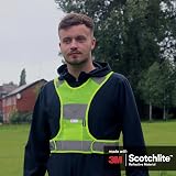 Salzmann 3M Reflective Sports Vest Hi Vis Running Mesh Breathable 3M Scotchlite view 4