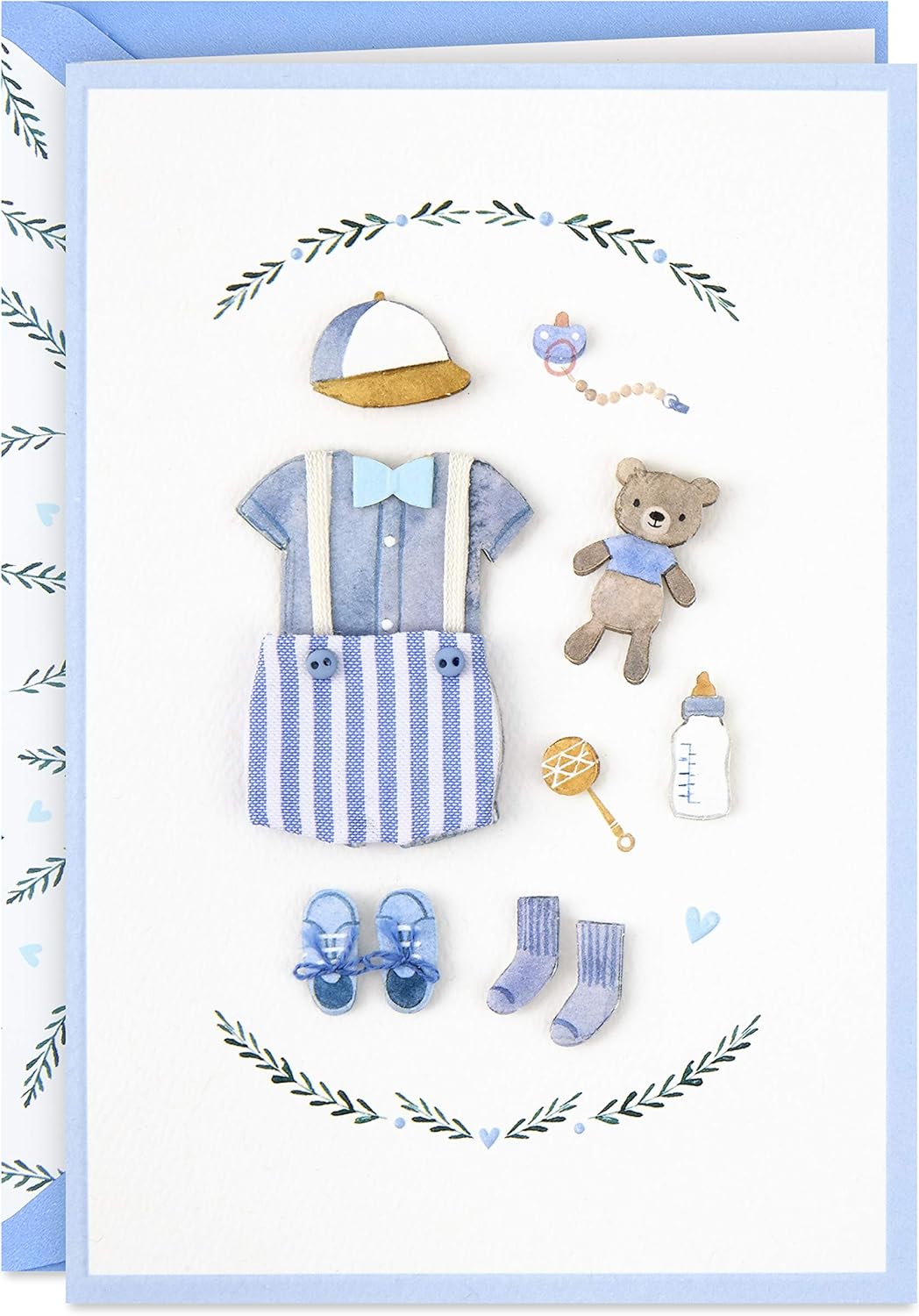 Hallmark Signature Baby Shower Card for Baby Boy (Reason