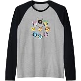 Eevee Evolution Circle Raglan Baseball Tee