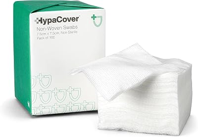 Safety First Aid Group HypaCover Non-Woven Swabs 7.5x7.5cm Pack of 100