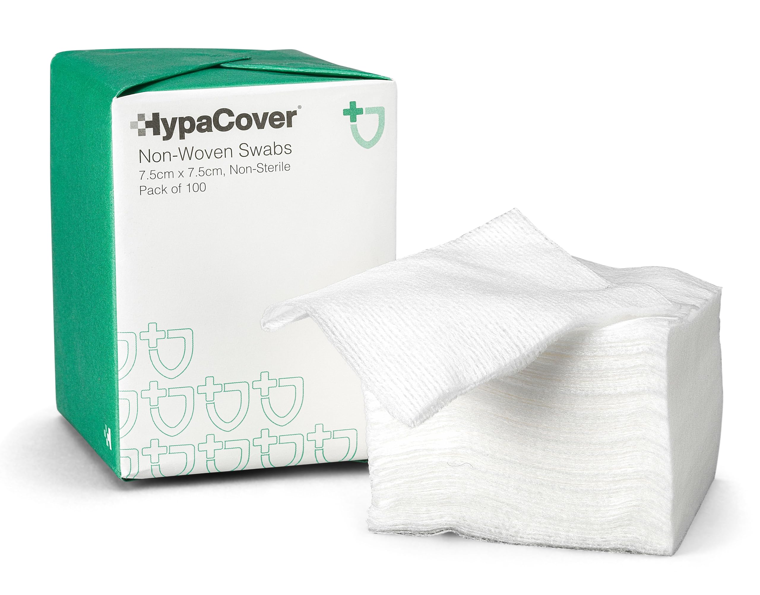 Safety First Aid Group HypaCover Non-Woven Swabs - 7.5 x 7.5cm (Pack of 100)