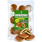 YAMASAN KYOTO UJI Dorayaki Japanese Matcha Sweet Bean Paste Pancake 6.49oz | Traditional Japanese Wagashi Sweets, Cute Mini Size, Matcha Candy, Individually Wrapped, Made in Japan 184g
