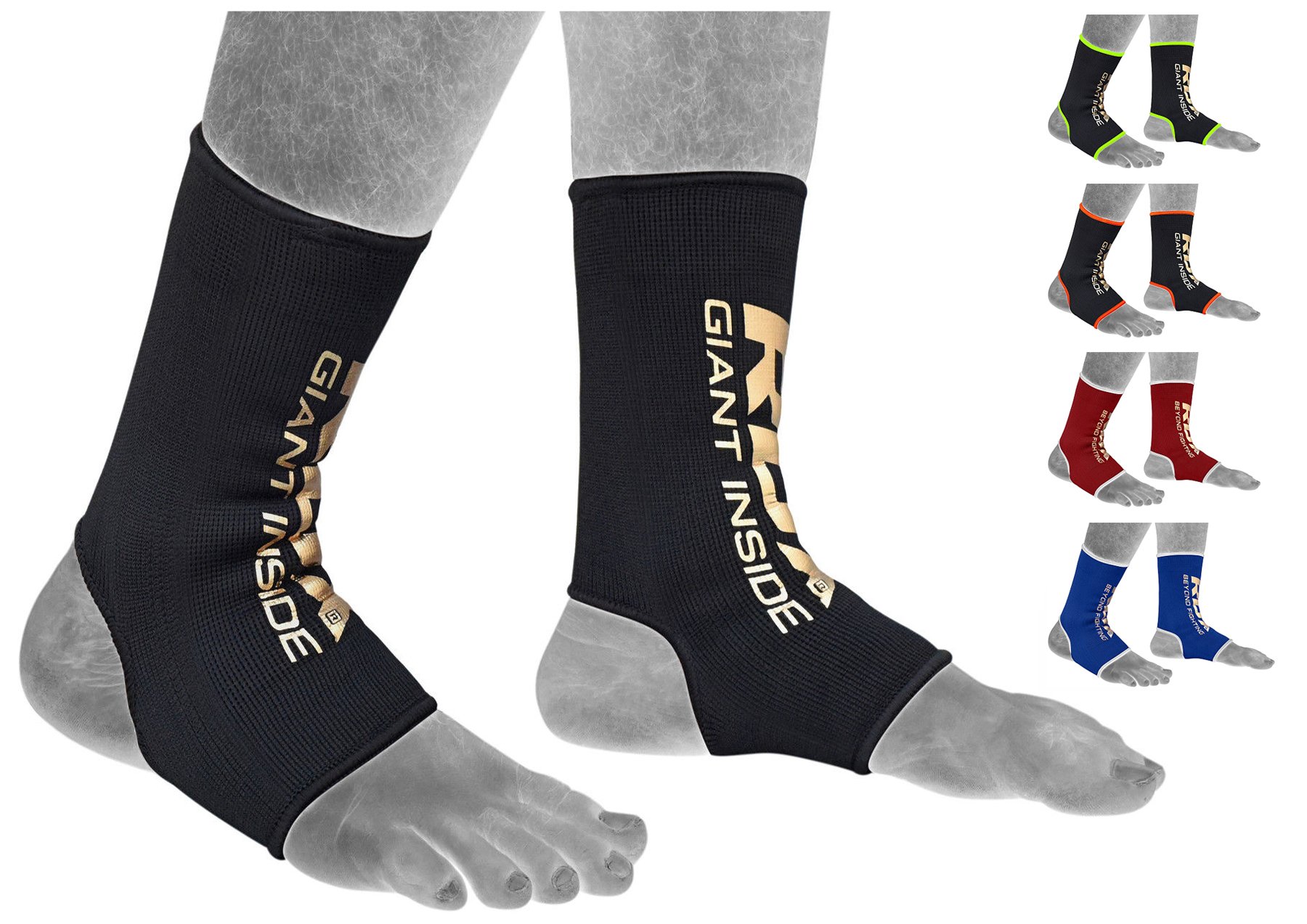RDX Ankle Support MMA Brace Foot Guard Boxing Protector