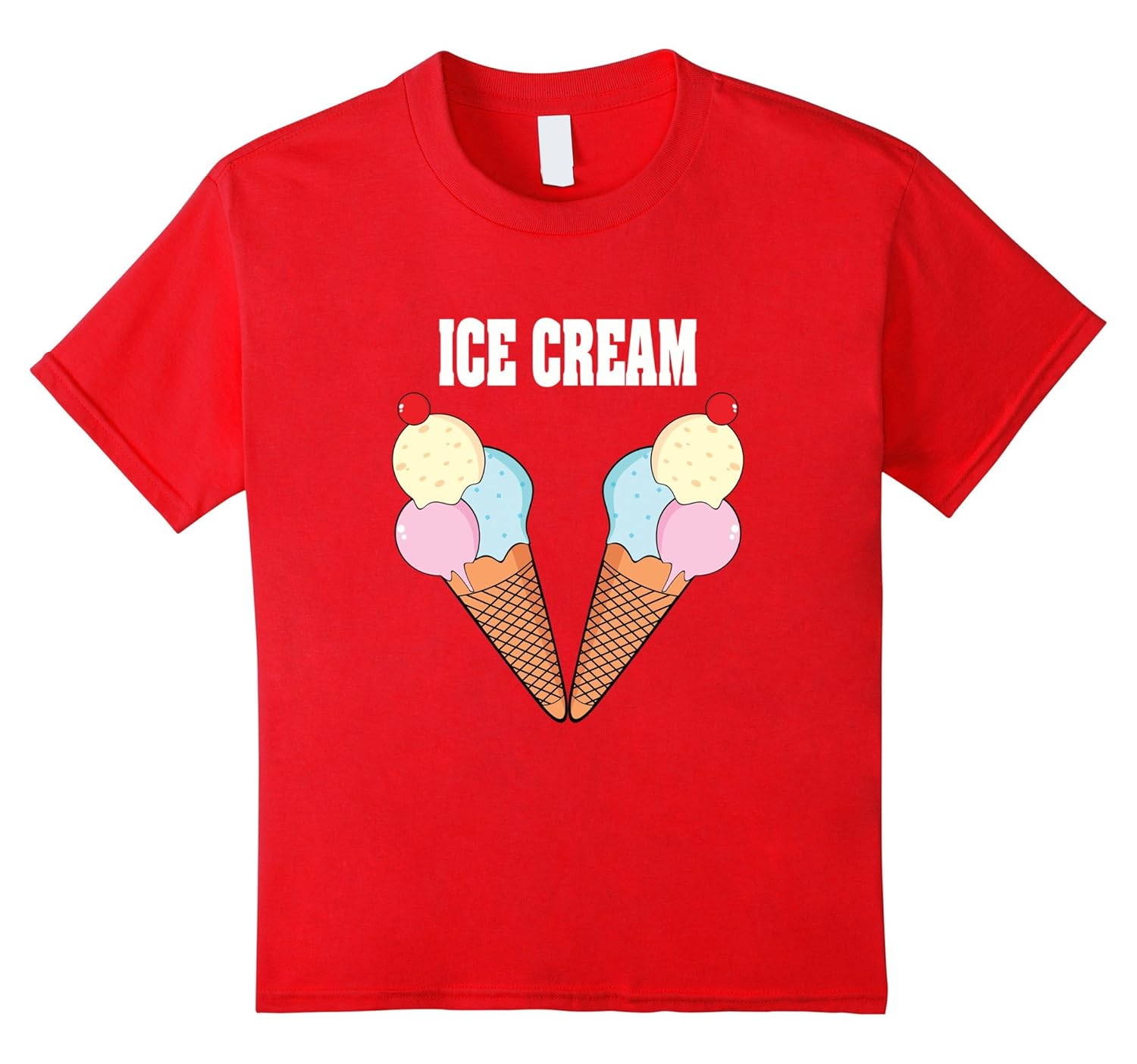 Ice Cream Couples Halloween Costume T-shirt Cake & Ice Cream