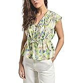 Derek Lam 10 Crosby Womens Caroline Double Tie Top
