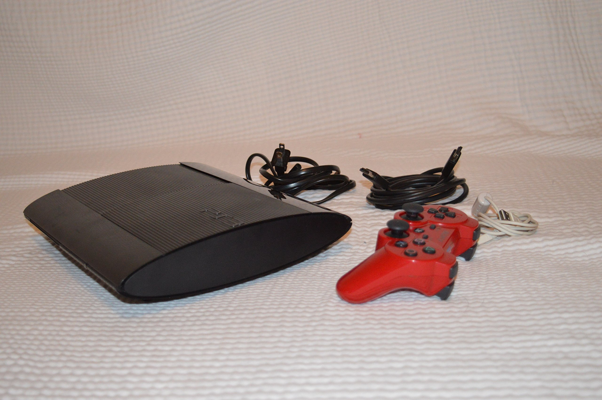 Sony Playstation 3 Super Slim 500GB Game Console System Bundle PS3 w/4 GAMES